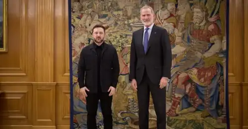 Зеленський відвідав іспанського монарха в палаці.