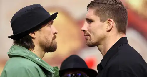 Усик і Верховен зустрілися поглядами у Лондоні вперше.