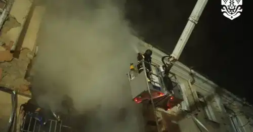 Росія завдала удару 155 безпілотниками з п’яти рубежів.