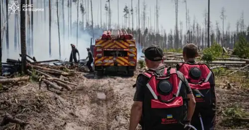 На Чорнобильщині продовжуються загоряння — радіаційний рівень у межах норми,…