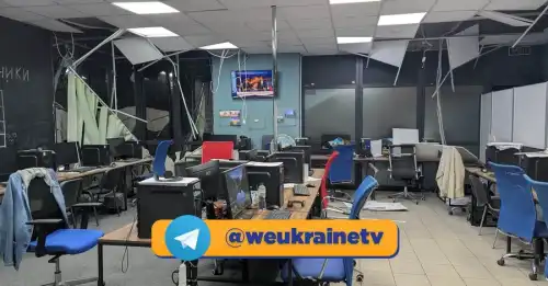Телеканал Ми – Україна зазнав пошкоджень через атаку на Київ