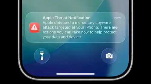 Apple повідомила користувачів iPhone у 110 країнах про атаки програм-шпигунів.