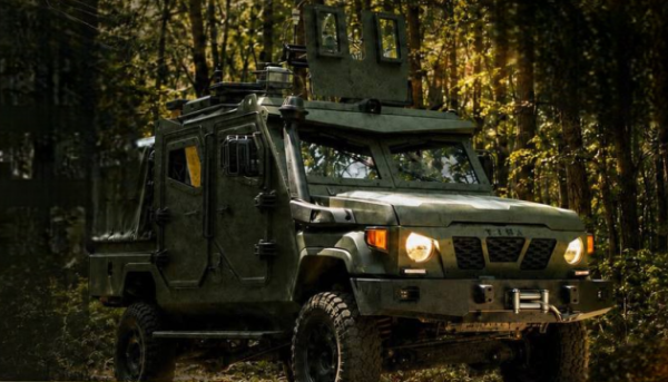 Національна гвардія продемонструвала новітню машину для радіаційної та хімічної розвідки