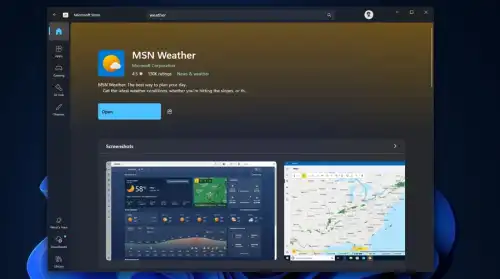 Стандартна програма “Погода” в Windows 11 витрачає вп’ятеро більше оперативної пам’яті, ніж її аналог у macOS.