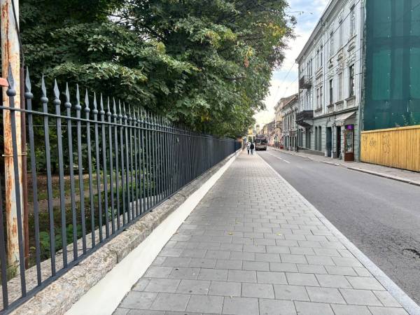 Огорожу Палацу дітей та юнацтва у Чернівцях повернули на місце після реставрації